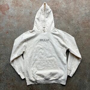 Taylor Swift The Eras Tour Hoodie Cream Graphic Pullover Sweatshirt Mens Medium